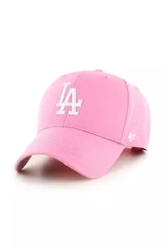 Бейсбольная кепка MLB Los Angeles Dodgers 47 brand, розовый