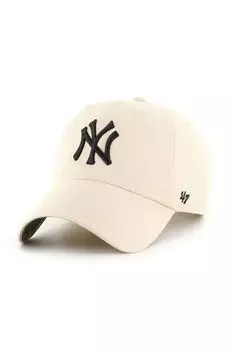 Бейсбольная кепка MLB New York Yankees 47 brand, бежевый