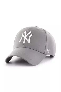Бейсбольная кепка MLB New York Yankees 47 brand, серый