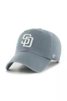 Бейсбольная кепка MLB San Diego Padres 47 brand, серый