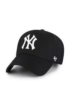 Бейсбольная кепка Нью-Йорк Янкиз 47 brand, черный