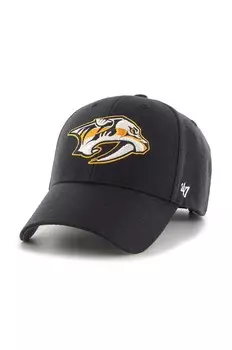 Бейсбольная кепка NHL Nashville Predators 47 бренда NHL 47 Brand, темно-синий