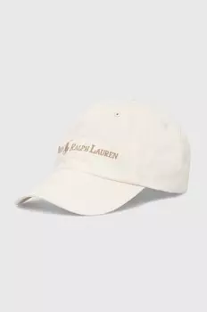 Бейсбольная кепка Polo Ralph Lauren, бежевый