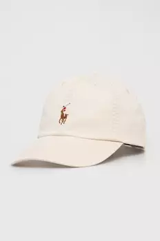 Бейсбольная кепка Polo Ralph Lauren, бежевый