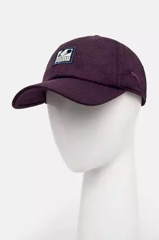 Бейсбольная кепка Puma Classics Graphic Dad Cap, фиолетовый