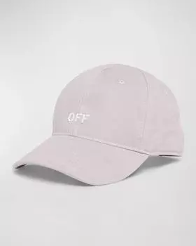 Бейсбольная кепка с вырезанным штампом Off-White, цвет Burnished L