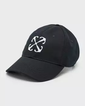 Бейсбольная кепка с вышитым логотипом Drill Off-White, цвет Black White