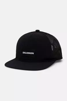 Бейсбольная кепка Salomon TRUCKER FLAT CAP, черный