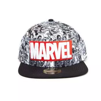 Бейсбольная кепка Snapback с логотипом и комиксами, разноцветная (SB097528MAR) Marvel, мультиколор