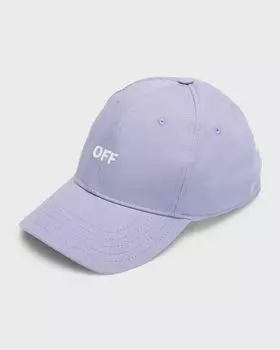 Бейсбольная кепка со штампом Drill Off Off-White, цвет Lilac White