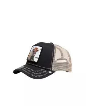 Бейсбольная кепка Trucker с нашивкой в виде быка спереди Goorin Bros, черный
