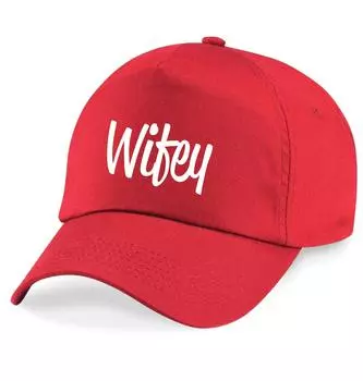 Бейсбольная кепка Wifey 60 SECOND MAKEOVER, красный
