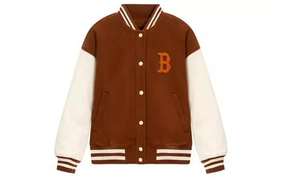 Бейсбольная куртка AESPA унисекс светло-коричневый Mlb