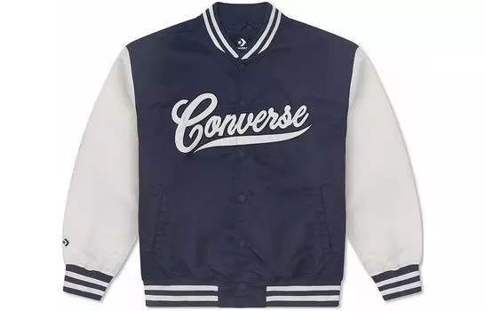 Бейсбольная куртка Converse унисекс, темно-синий