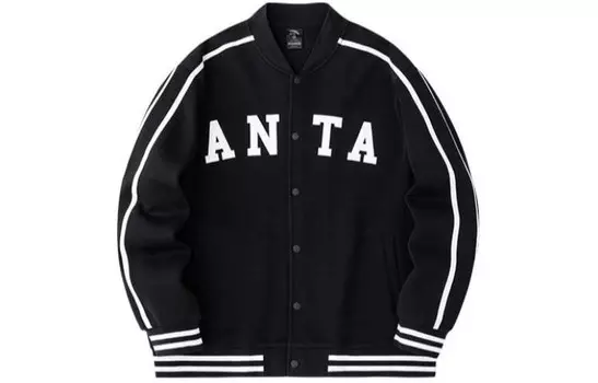 Бейсбольная куртка Life Collection унисекс черный Anta