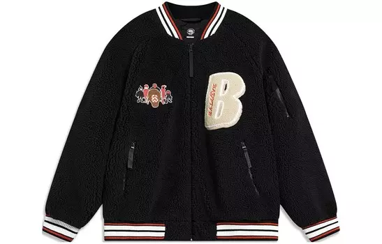 Бейсбольная куртка мужская черный Lining