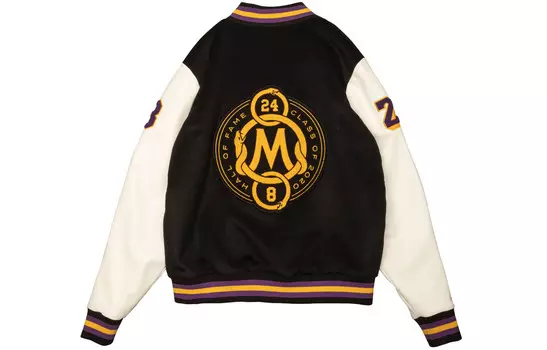 Бейсбольная куртка мужская черный Mitchell Ness