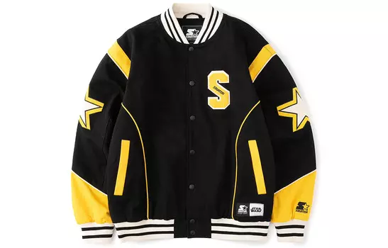 Бейсбольная куртка мужская черный Starter