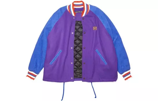 Бейсбольная куртка мужская фиолетовый Acne Studios
