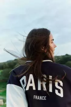 Бейсбольная куртка с мотивами H&M, мультиколор