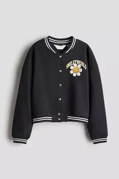 Бейсбольная куртка с принтом H&M, мультиколор