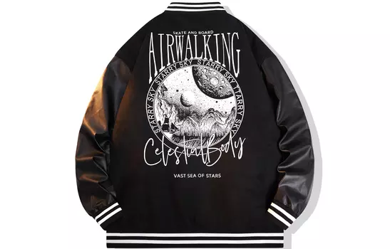 Бейсбольная куртка унисекс Airwalk, Черный