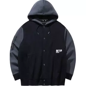 Бейсбольная куртка унисекс Basketball Collection Baseball Jerseys Unisex Black Anta