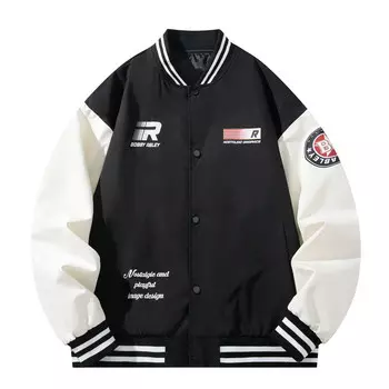 Бейсбольная куртка унисекс BOBBY ABLEY, Ледниковый синий/синий