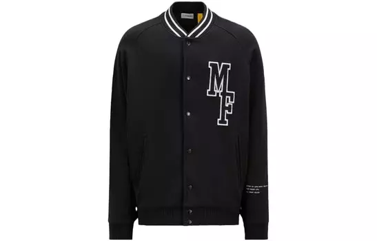 Бейсбольная куртка унисекс черный Moncler