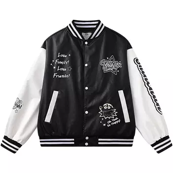 Бейсбольная куртка унисекс Crayon Shinchan/Crayon Shinchan, Зеленый [Бейсбольный воротник]