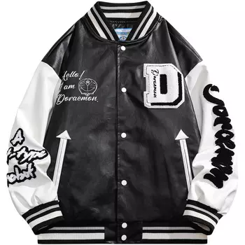 Бейсбольная куртка унисекс Doraemon, Браун (ложь два)