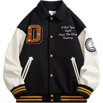 Бейсбольная куртка унисекс Doraemon, Хаки