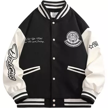 Бейсбольная куртка унисекс Doraemon, Navy