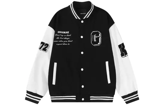 Бейсбольная куртка унисекс Grognak, Хизер Грей