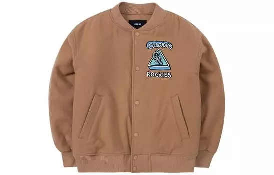 Бейсбольная куртка унисекс коричневый Mlb