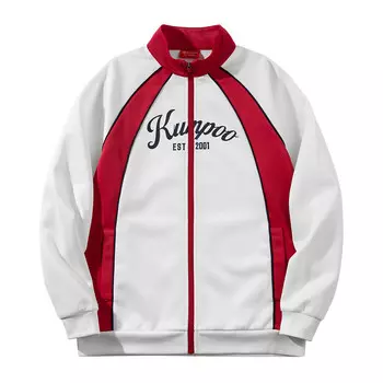 Бейсбольная куртка унисекс Kumpoo, красный