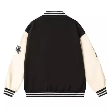 Бейсбольная куртка унисекс LOMBT, Красный (утолщенный)