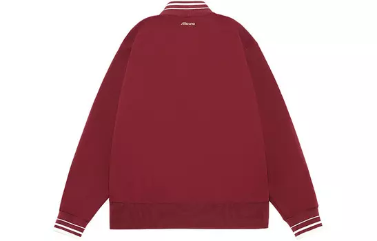 Бейсбольная куртка унисекс Mizuno, цвет Vermilion Cherry Pink