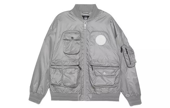Бейсбольная куртка унисекс Palladium, цвет Flint Gray