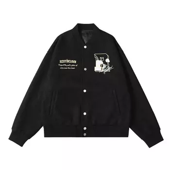 Бейсбольная куртка унисекс RickyisClown, Фиолетовый