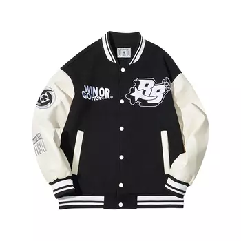 Бейсбольная куртка унисекс RIGORER, Light Khaki (Valentine's Day Box)