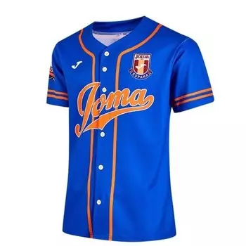 Бейсбольная куртка унисекс синий Joma