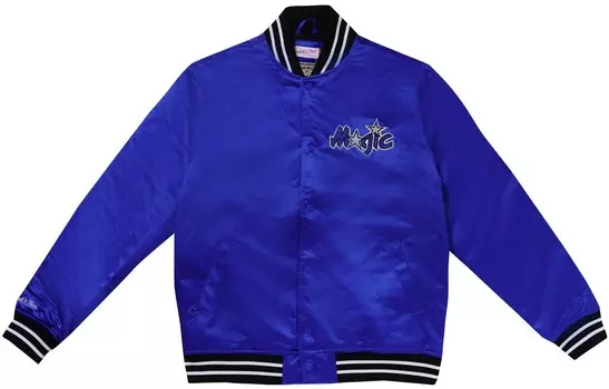 Бейсбольная куртка унисекс синий Mitchell Ness