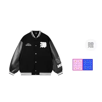 Бейсбольная куртка унисекс x DOULUODALU DOKI, белый