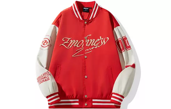 Бейсбольная куртка унисекс ZMOH, Лотос (утолщенный)