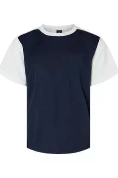 Бейсбольная майка Alleson Athletic Youth Crewneck, темно-синий/белый