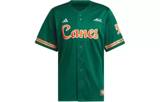 Бейсбольная майка Hurricanes мужская зеленая Adidas, зеленый