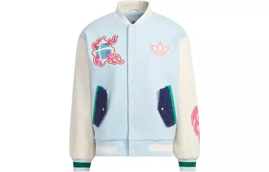 Бейсбольная майка Melting Sadness X Melting Sadness унисекс Snow Crystal Blue Adidas Originals, голубой