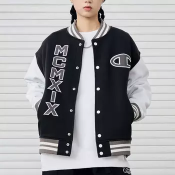 Бейсбольная майка унисекс Champion, цвет Black