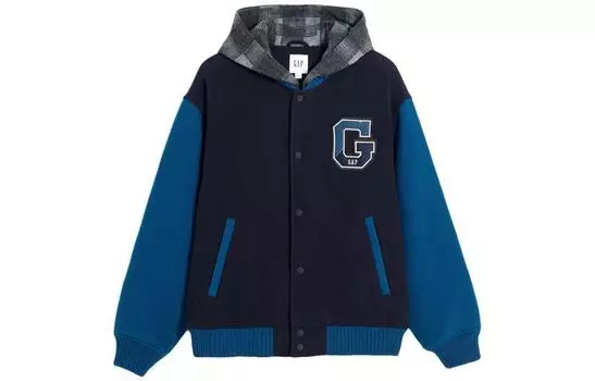 Бейсбольная майка унисекс Gap, синий